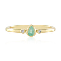 Anillo en plata con Esmeralda de Colombia