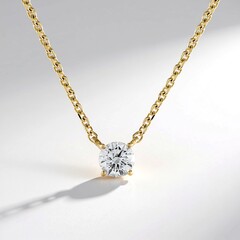 Collana in oro con Diamante IF (G) (de Melo Gold)