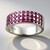 Anello in argento con Rubellite