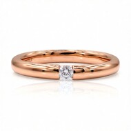 Bague en or et Diamant IF (D) (Annette)