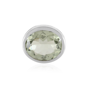 Colgante en plata con Amatista verde (MONOSONO COLLECTION)