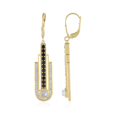 Edelstein-Silberohrringe (KM by Juwelo)