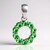 Ciondolo in argento con Tsavorite AAA del Kenia