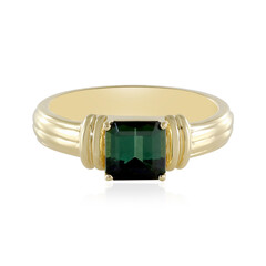 Bague en argent et Tourmaline verte de Benedito (Adela Silber)