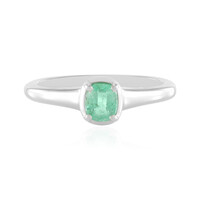 Anello in argento con Smeraldo Russo