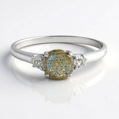 Anello in argento con Spectrolite