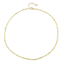 Collier en argent et Diamant jaune