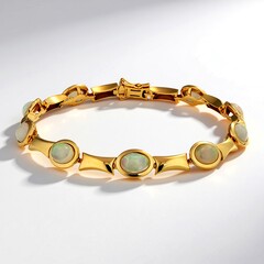 Bracciale in oro con Opale di Welo AAA