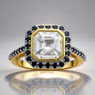 Anillo en oro con Zircón (Adela Gold)