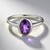 Anello in argento con Ametista
