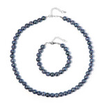 Blue Lava Silver Set