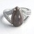 Anello in argento con Agata Botswana
