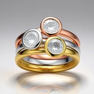 Anillo en plata con Zircón (Adela Silber)