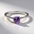 Anello in argento con Ametista