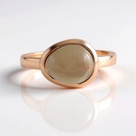 Anello in argento con Quarzo Fumè (Adela Silber)