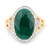 Smaragdfarbener Beryll-Silberring