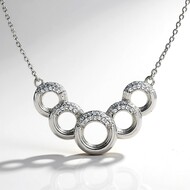 Collar en plata con Zircón