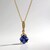 Collana in oro con Tanzanite AAA