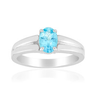 Blue Apatite Silver Ring (Pallanova)