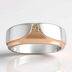Anello in argento con Diamante Argyle Rose de France I1