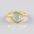 Anello in argento con Acquamarina Ofiki