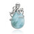Larimar Silver Pendant