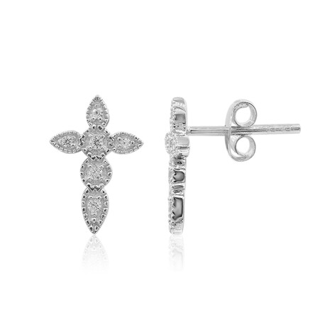 Pendientes en plata con Zircón