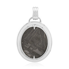 Pendentif en argent et Météorite d'Alétaï