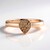 Anello in oro con Diamante Champagne I2 (de Melo Gold)