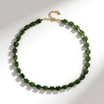 Collana in argento con Giada Canadese