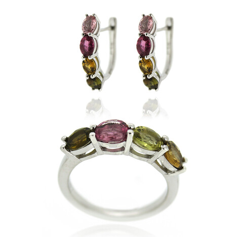 Anello in argento con Tormalina