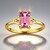 Anello in oro con Diasporo Rosa (AMAYANI)