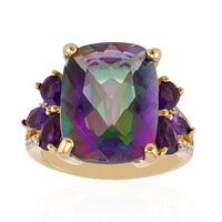 Mystic Quartz Silver Ring