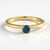 Anello in argento con Diamante Blu I2