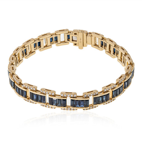 Gouden armband met Ceylon saffieren (CIRARI)