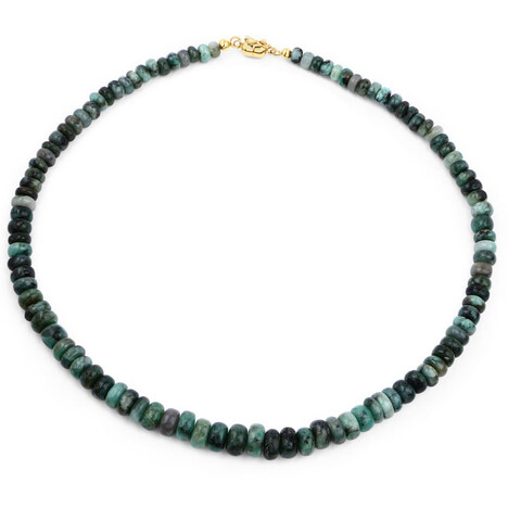 Collier en argent et Emeraude