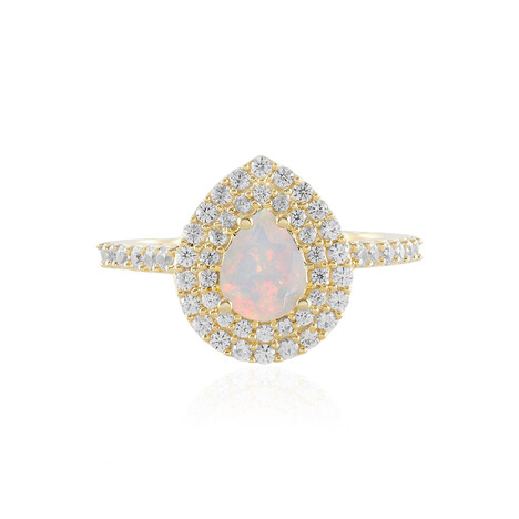 Anello in argento con Opale di Welo