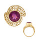 9K Pink Flouorite Gold Ring (Ornaments by de Melo)