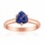 9K Unheated Tanzanite Gold Ring