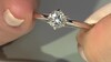 Zilveren ring met een witte topaas