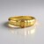 Bague en argent et Zircon jaune