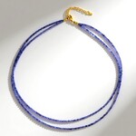 Collana in argento con Tanzanite