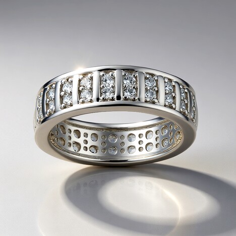 Anello in argento con Zircone