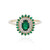 9K Zambian Emerald Gold Ring
