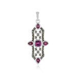 Ciondolo in argento con Rodolite
