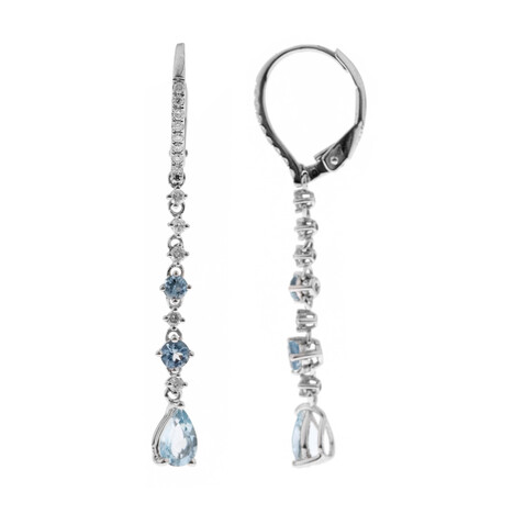 Orecchini in oro con Acquamarina Brasiliana AAA (CIRARI)