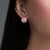 Boucles d'oreilles en argent et Rhodonite Sulavesi (Bali Barong)