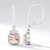 Orecchini in argento con Morganite Brasiliana