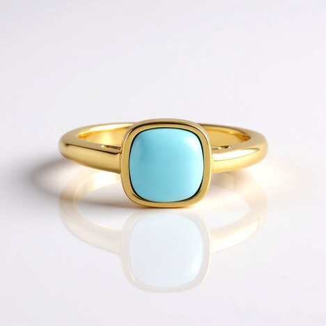 Anello in argento con Turchese Sleeping Beauty (de Melo)