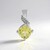 Ciondolo in argento con Quarzo Limone